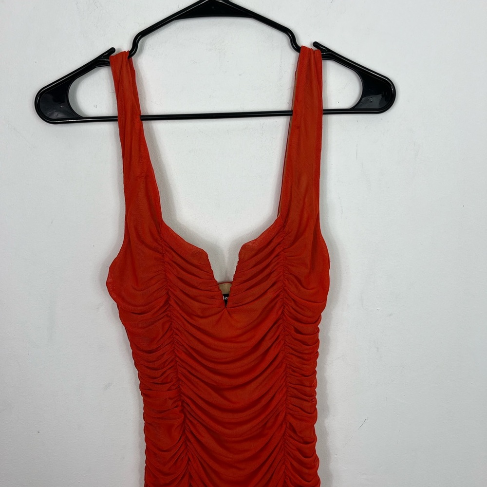 Superdown x Draya Michele Marlene Ruched Mini Dress Sz S - Picture 6 of 13